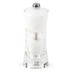 PEUGEOT Moulin à Sel Molène 14 cm Transparent et Blanc New