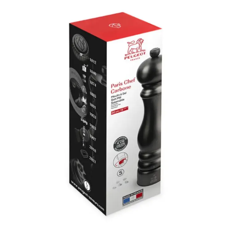 PEUGEOT Moulin à Sel Paris Chef U'Select 22 cm Carbone Outlet