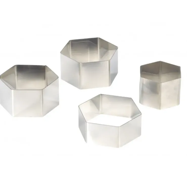 MALLARD FERRIERE Nonnette Hexagonale Inox Ø 8 cm H3 cm Best