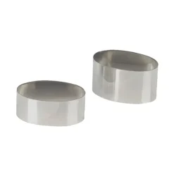 MALLARD FERRIERE Nonnette Ovale Inox 8 cm H3 cm Best