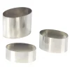 MALLARD FERRIERE Nonnette Ovale Inox 7,5 cm H4,5 cm