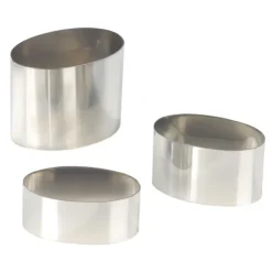 MALLARD FERRIERE Nonnette Ovale Inox 7 cm H3,5 cm Hot