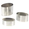 MALLARD FERRIERE Nonnette Ovale Inox 7,5cm H3 cm New