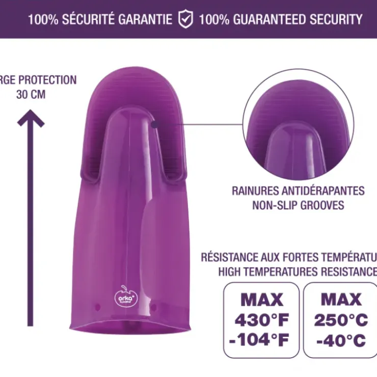 MASTRAD Orka Plus Noir Gant Silicone et textile Clearance