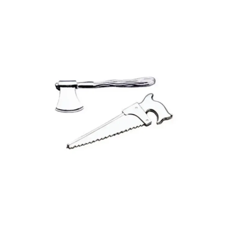 CUISINEADDICT Outils Haches et Scies Argentées x100 Outlet