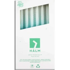 CUISINEADDICT Paille Réutilisable en Verre 23cm droite x6 HALM Best