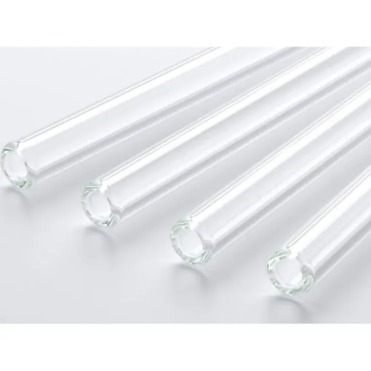 CUISINEADDICT Paille Réutilisable en Verre 15cm droite x4 HALM Best