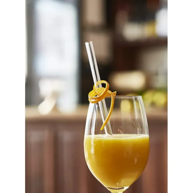 CUISINEADDICT Paille Réutilisable en Verre 20cm droite x4 HALM Clearance