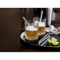 CUISINEADDICT Paille Réutilisable en Verre 15cm droite x6 HALM Hot