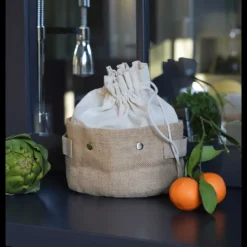 PEBBLY Panier de Conservation avec Sac Amovible 27 x 20 x 12 cm Online