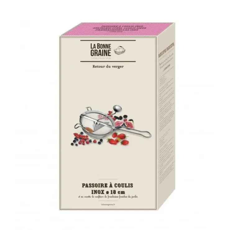 La Bonne Graine Passoire à coulis (groseille, cassis) 18cm inox Best