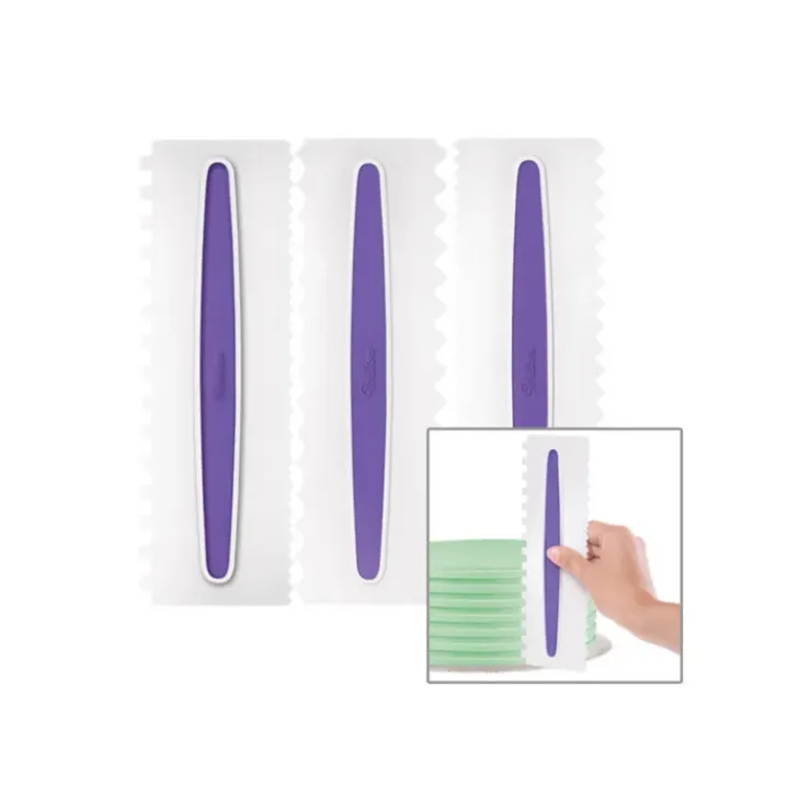WILTON Peigne pour Glaçage 22.8x7.6 cm (x3) Discount