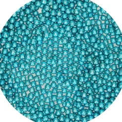 FUNCAKES Perles de sucre Bleu Métallique 80 g Hot