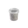 PAVONI Perles en Sucre Argent Métallisé Ø 4 mm 120 g New