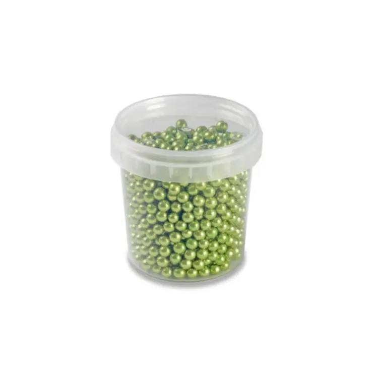PAVONI Perles en Sucre Vert Métallisé Ø 4 mm 120 g New