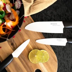 KYOCERA Petit Couteau d'Office Céramique Noir 7,5 cm Gen Earth Outlet