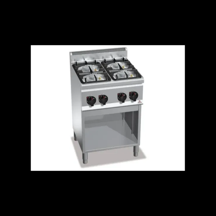BERTOS Piano de Cuisson 4 Brûleurs Eco Power 600 x 900 x 600 mm Berto's Clearance