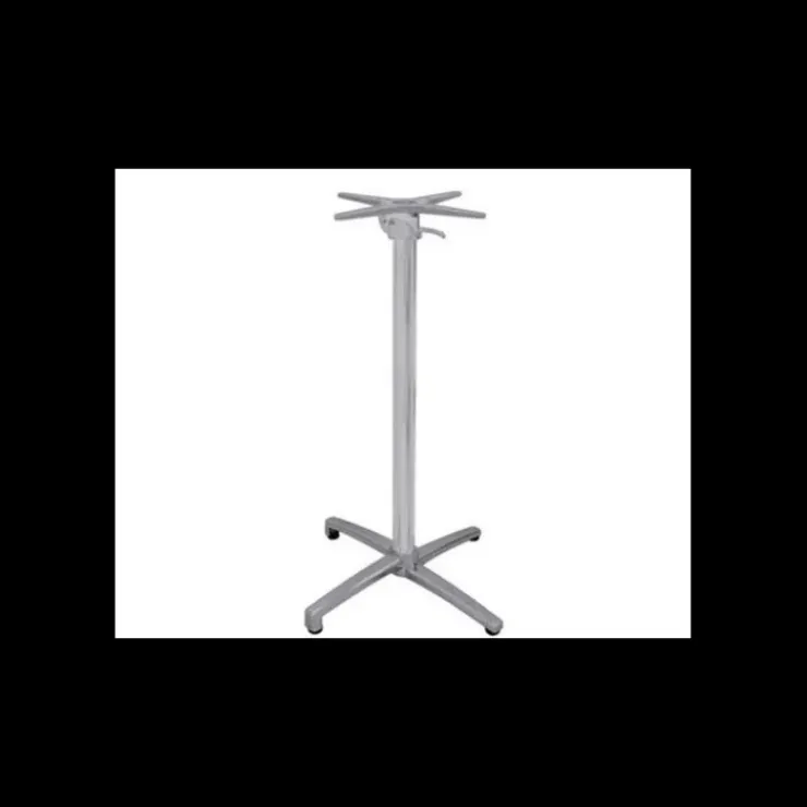 LYROSE Pied de Mange-Debout en Métal Epoxy Grise Koné Discount