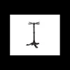 LYROSE Pied de Table Base 3 Branches en Fonte Epoxy Noire Retro
