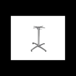 LYROSE Pied de Table en Métal Epoxy Grise Koné Outlet