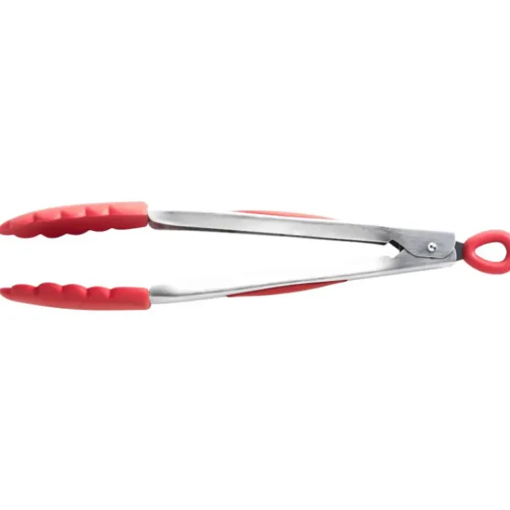 MASTRAD Pince de Cuisine Inox et Silicone 26 cm Vert Best