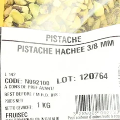 FRUISEC Pistache hachée 3/8 mm 1kg