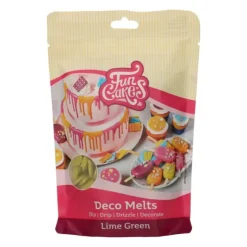 FUNCAKES Pistoles Deco Melts Citron Vert 250g Outlet