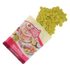FUNCAKES Pistoles Deco Melts Citron Vert 250g Outlet