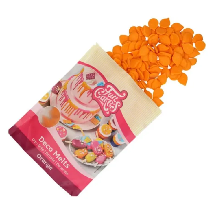 FUNCAKES Pistoles Deco Melts Orange 250g Best