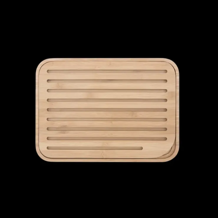 PEBBLY Planche à Pain en Bambou 36 x 26 cm Sale