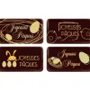 FLORENSUC Plaque Chocolat Joyeuses Pâques x64 Clearance