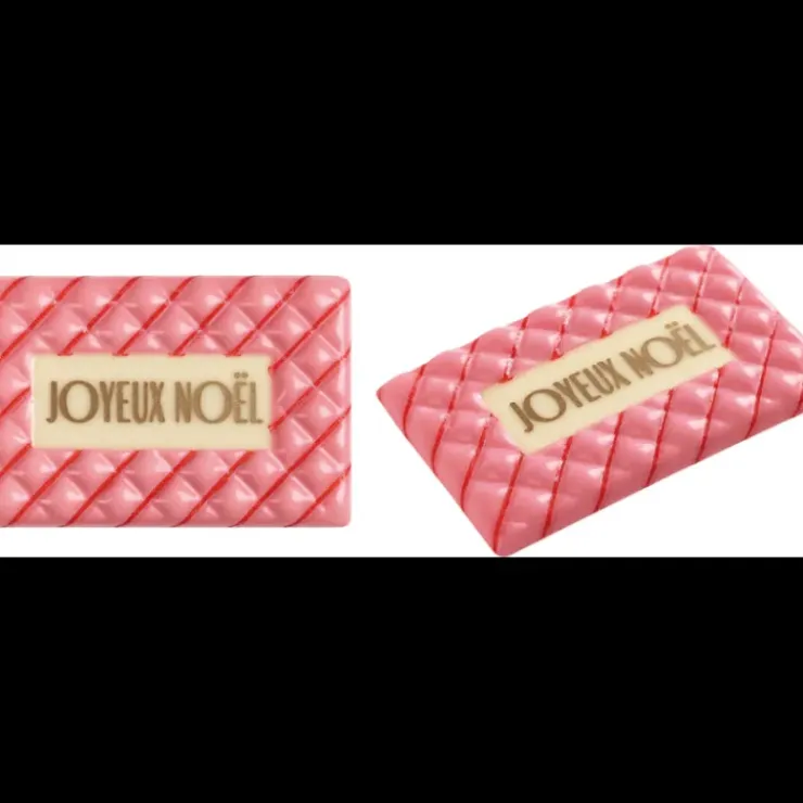 FLORENSUC Plaque Chocolat Joyeux Noël Rose (x64) Sale