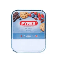 PYREX Plaque de Cuisson en Verre Rectangulaire 32 x 26 cm Bake & Enjoy Sale