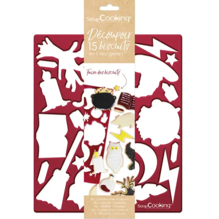 SCRAPCOOKING Plaque Multi-découpoirs Sorcier Sale