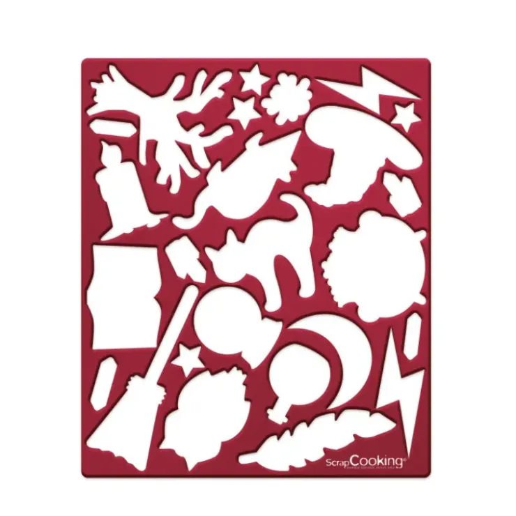 SCRAPCOOKING Plaque Multi-découpoirs Sorcier Sale