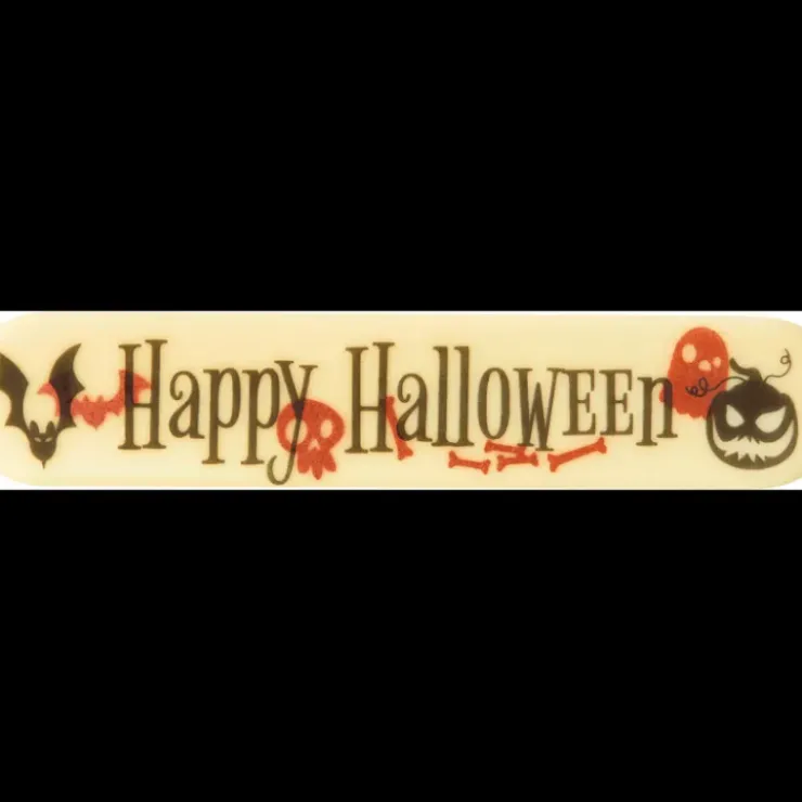 FLORENSUC Plaquette Chocolat Happy Halloween 13 x 2,5 cm (x48) Clearance