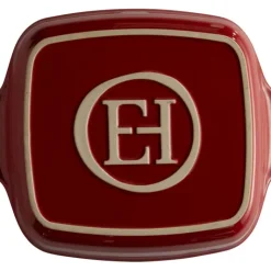 EMILE HENRY Plat à Four Carré en Céramique 28 x 24 cm Grand Cru Best