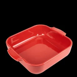 PEUGEOT Plat à Four Carré en Céramique Appolia 28 cm Rouge Online