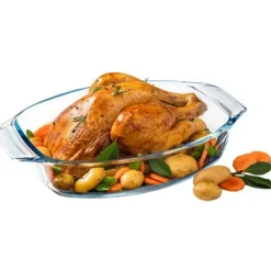 PYREX Plat à Four en Verre Ovale 30 x 21 cm 2 L Irrésistible Sale