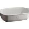 EMILE HENRY Plat à Four Individuel en Céramique Farine 22 x 14,5 cm Outlet