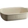 EMILE HENRY Plat à Four Individuel en Céramique Argile 22 x 14,5 cm Discount