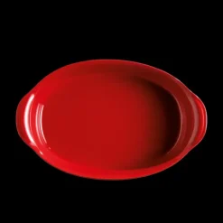 EMILE HENRY Plat à Four Ovale en Céramique 36,5 x 22,5 cm Grand Cru Discount