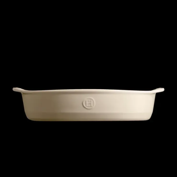 EMILE HENRY Plat à Four Ovale en Céramique 36,5 x 22,5 cm Argile Outlet