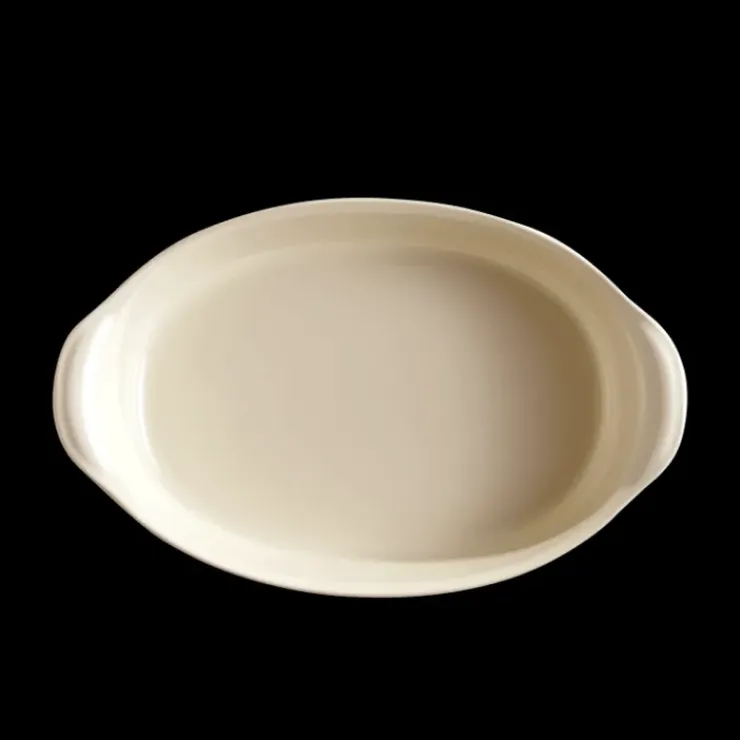 EMILE HENRY Plat à Four Ovale en Céramique 36,5 x 22,5 cm Argile Outlet