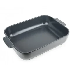 PEUGEOT Plat à Four Rectangulaire en Céramique Appolia 40 cm Ardoise Hot
