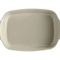 EMILE HENRY Plat à Four Rectangulaire en Céramique 42,5 x 28 cm Argile Discount
