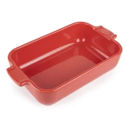 PEUGEOT Plat à Four Rectangulaire en Céramique Appolia 22 cm Rouge Best