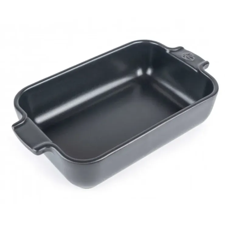 PEUGEOT Plat à Four Rectangulaire en Céramique Appolia 22 cm Ardoise