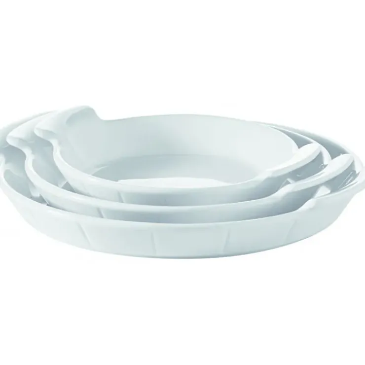 IN SITU Plat à Oeuf Porcelaine Blanc Ø 18 cm