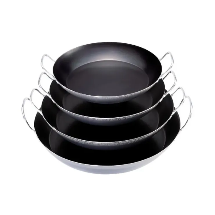 DE BUYER Plat à Paella Tôle Bleue Ø 37 cm Outdoor